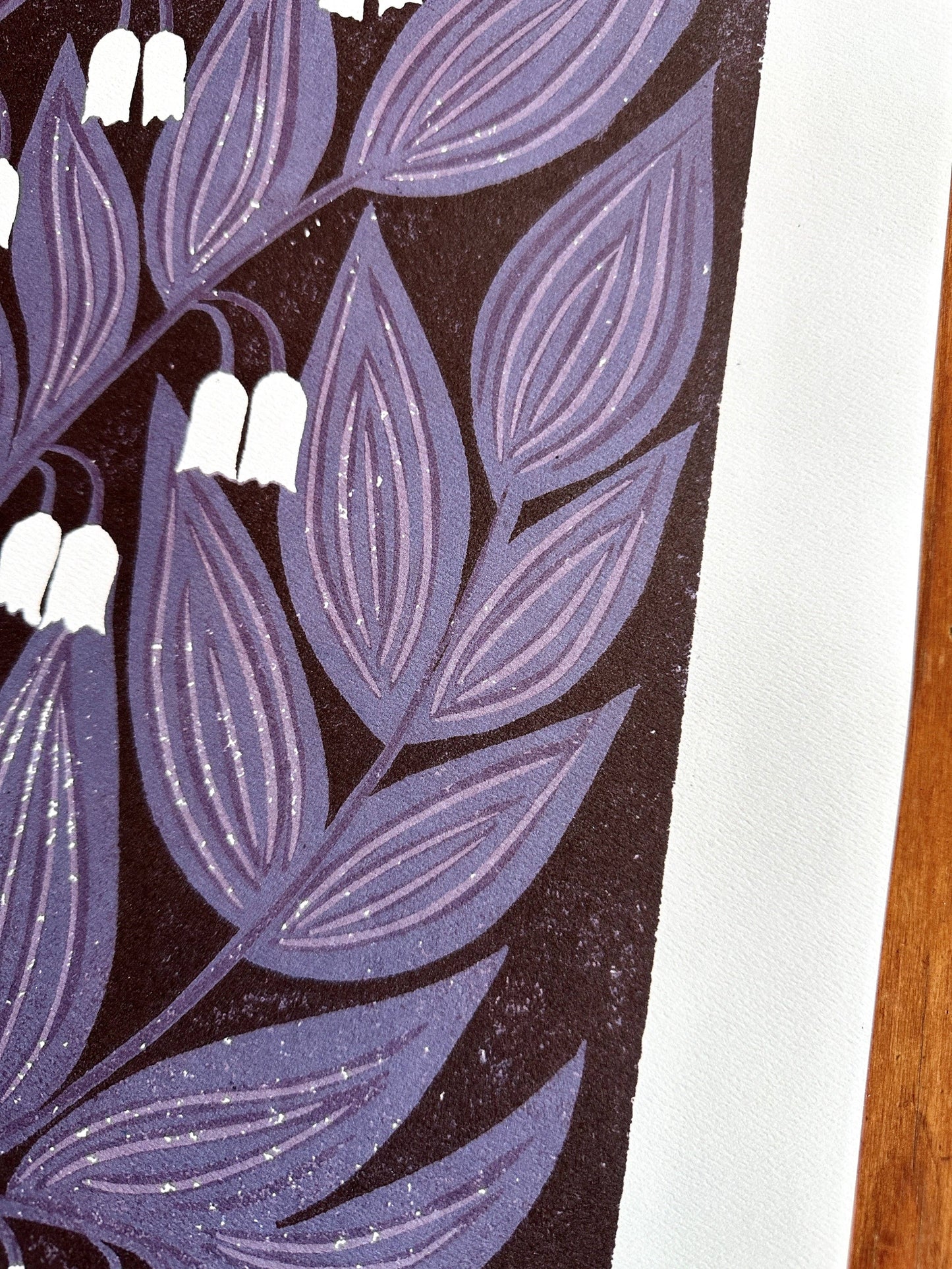 Solomon's Seal Poster - Blue