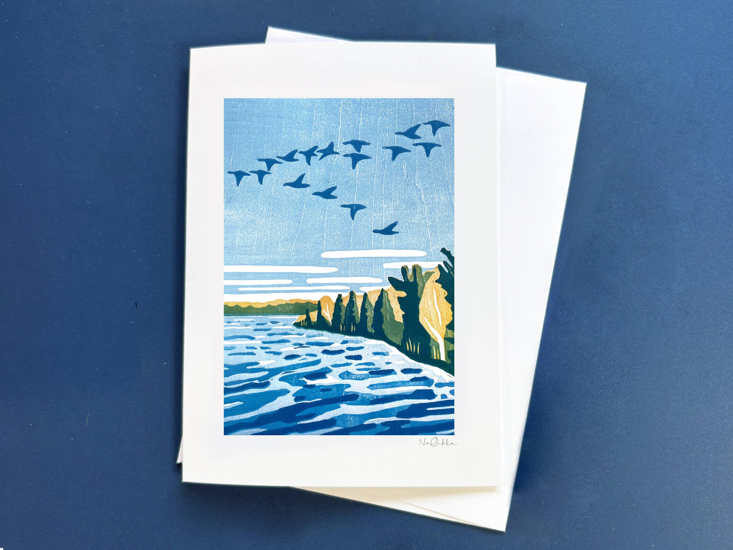 Steady On Greeting Card: NO Clear EcoSleeve