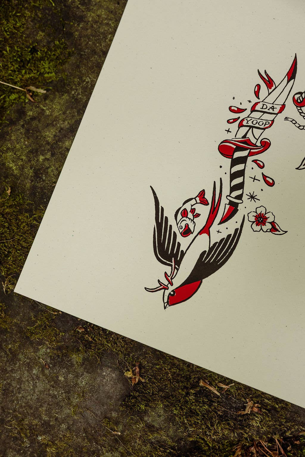 Michigan Traditional Tattoo Map