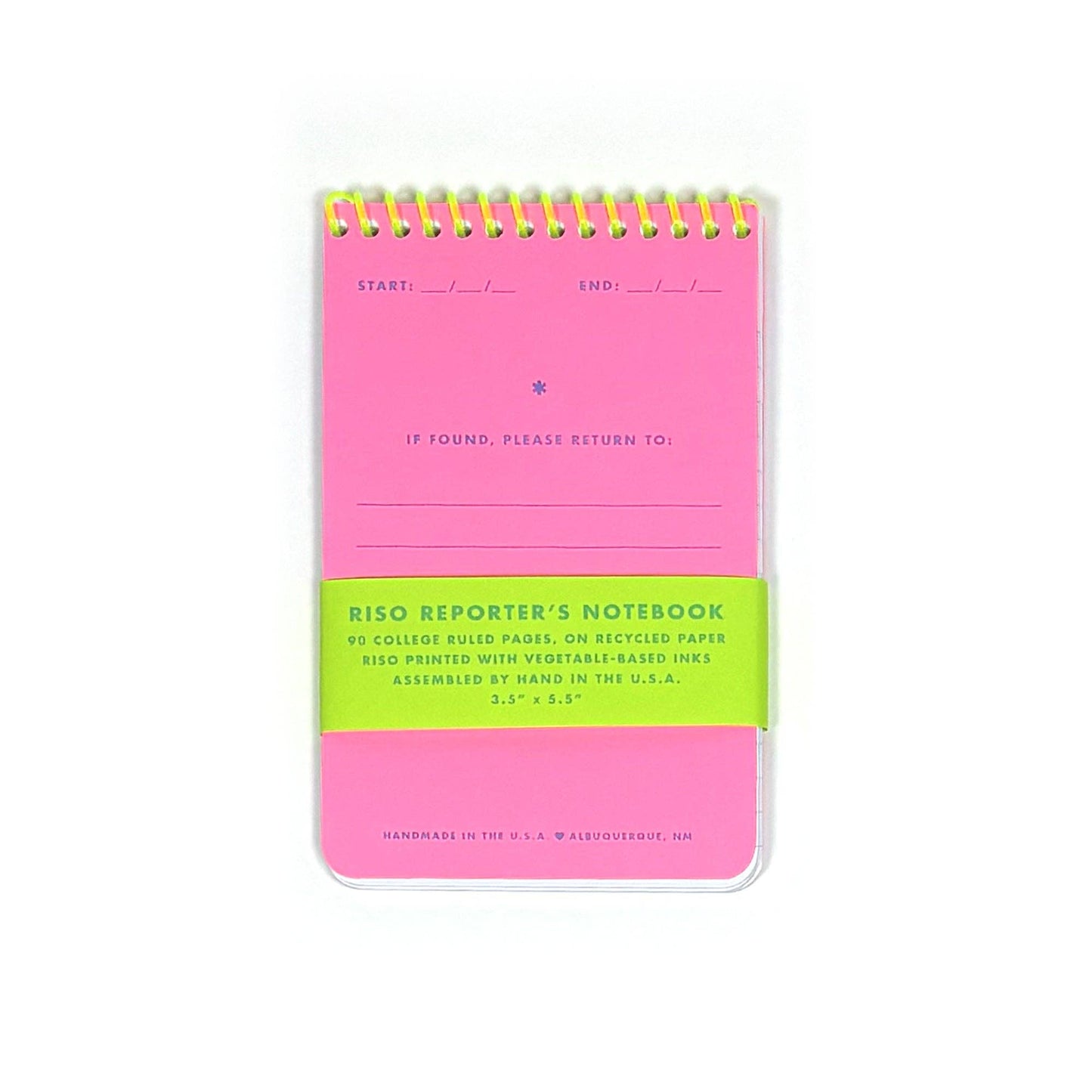 Risograph Reporter's Notebook: Flo Orange