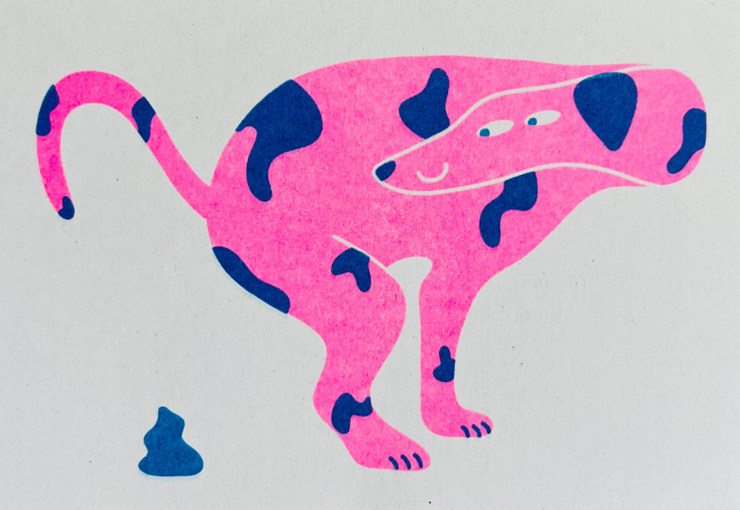 Riso Greetings Card - Dog