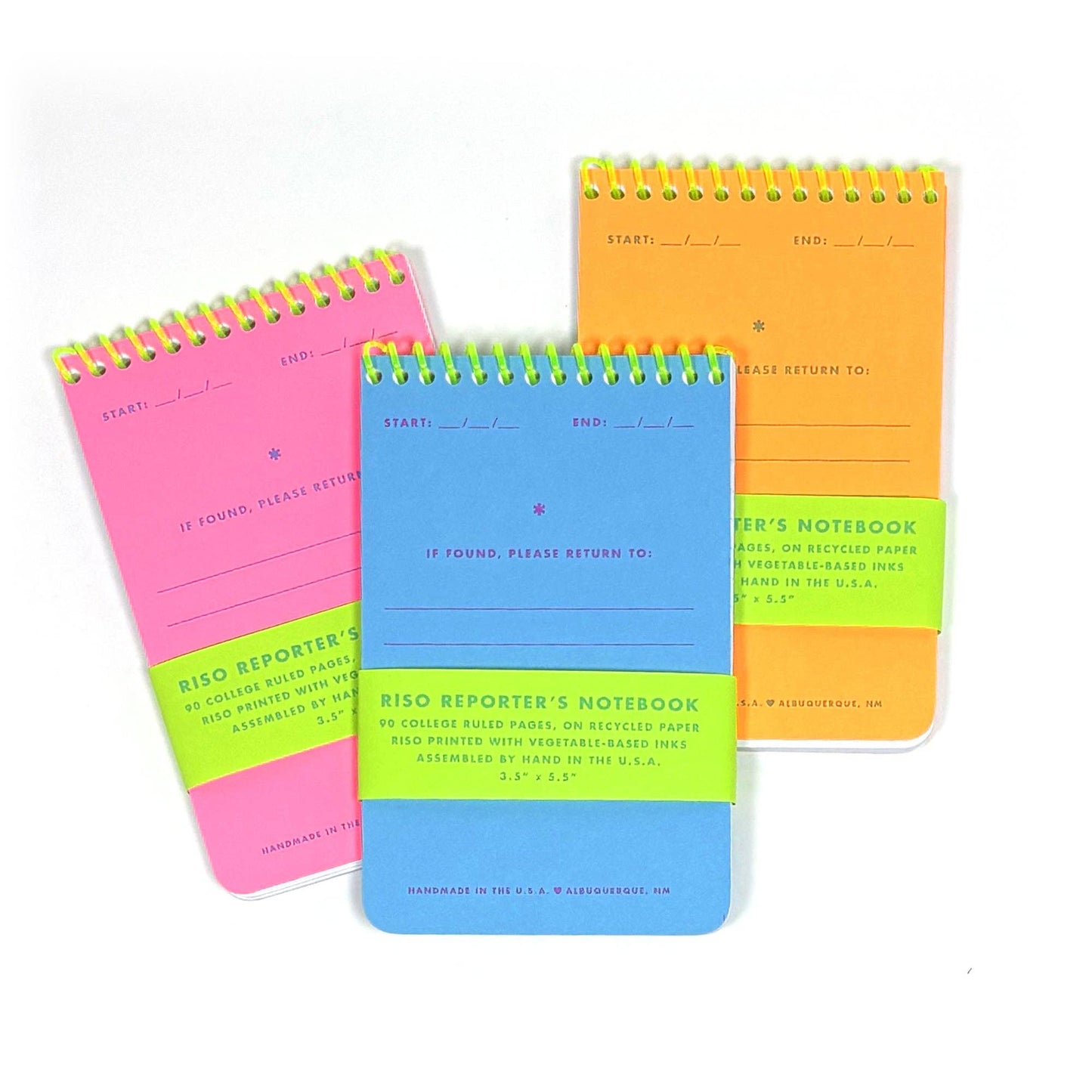 Risograph Reporter's Notebook: Flo Orange