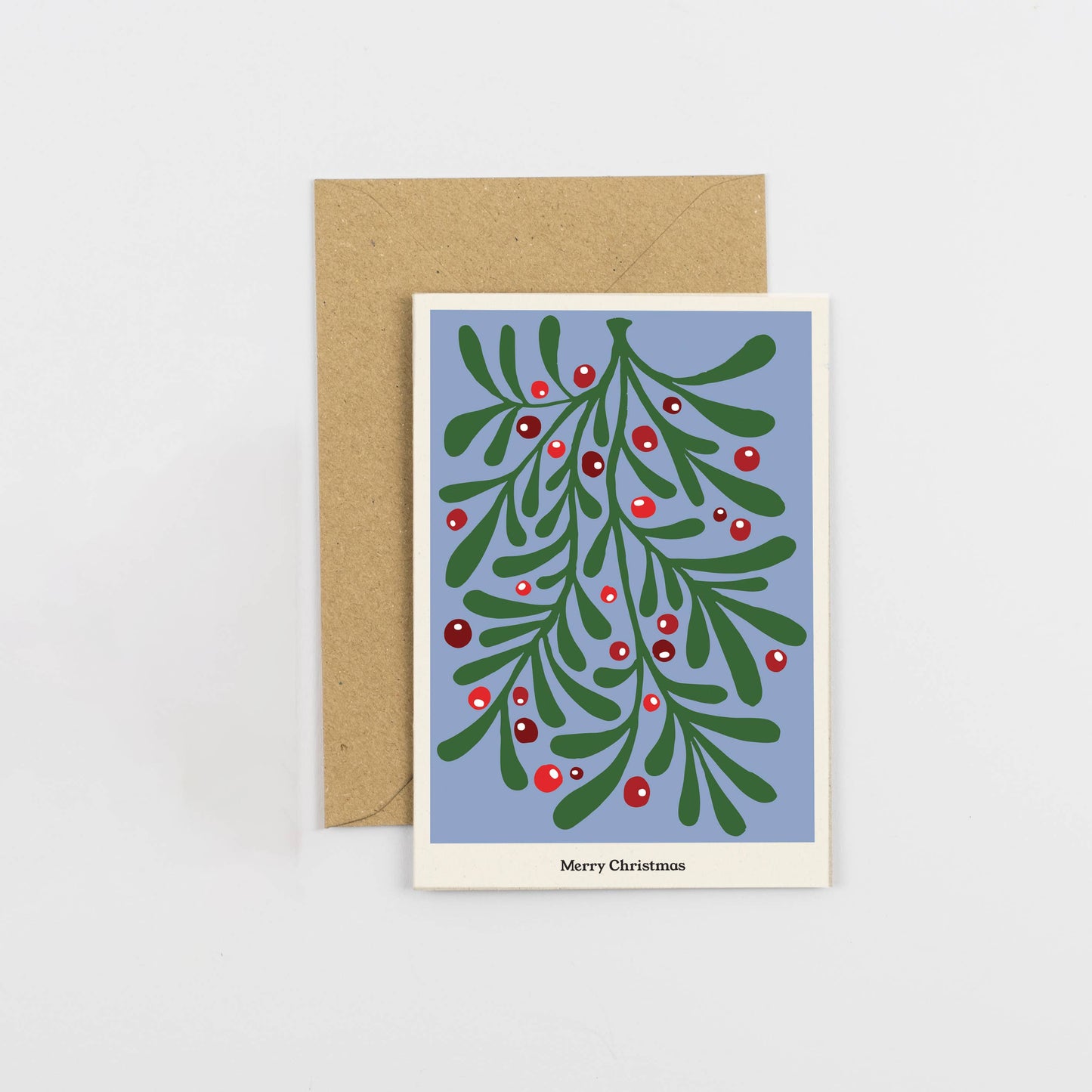 Christmas Plant Card - Mistletoe