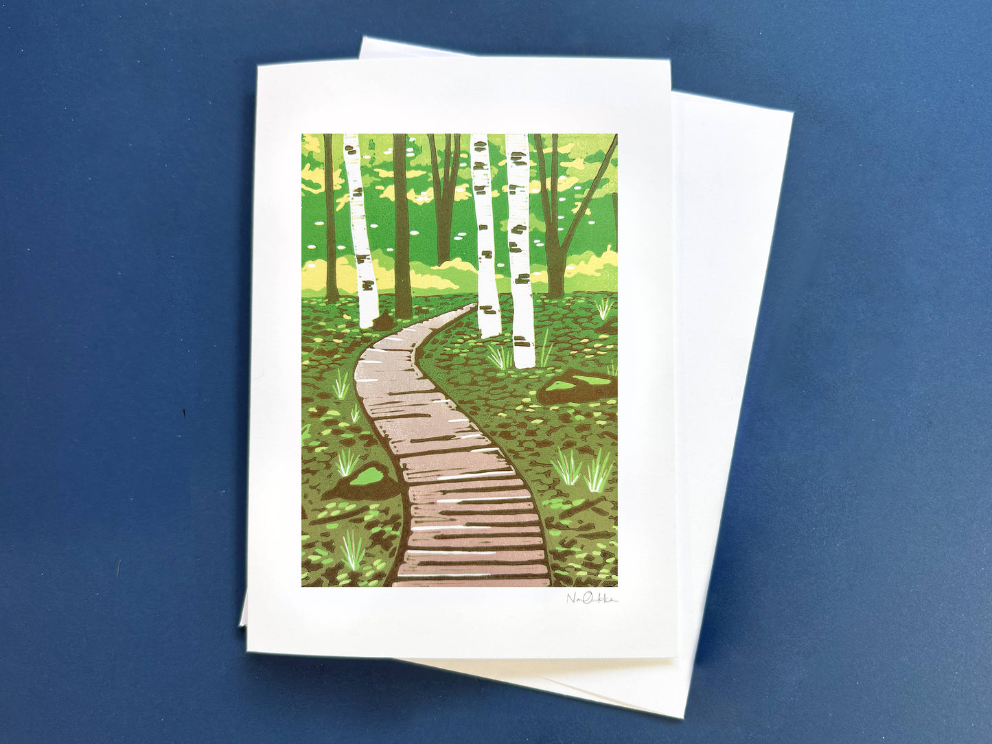 A Path Forward Blank Greeting Card