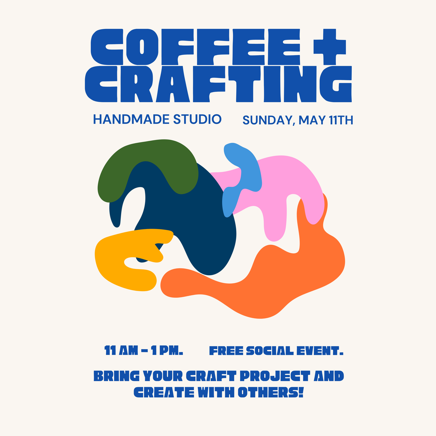 Free Coffee + Crafting Social Meet-Up