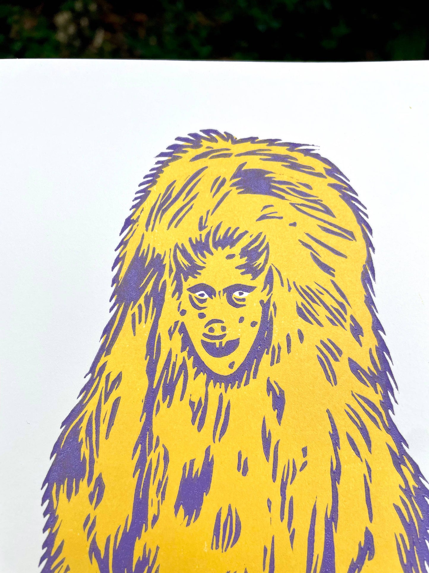 Spencer Linocut Print