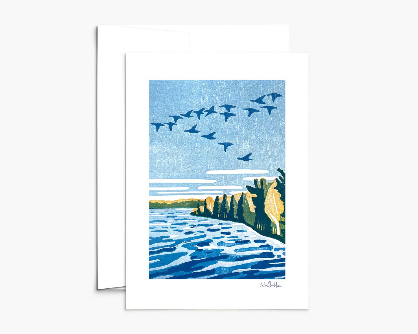 Steady On Greeting Card: NO Clear EcoSleeve
