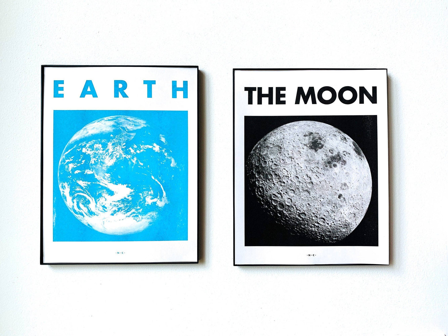 Earth - Planet Risograph Print