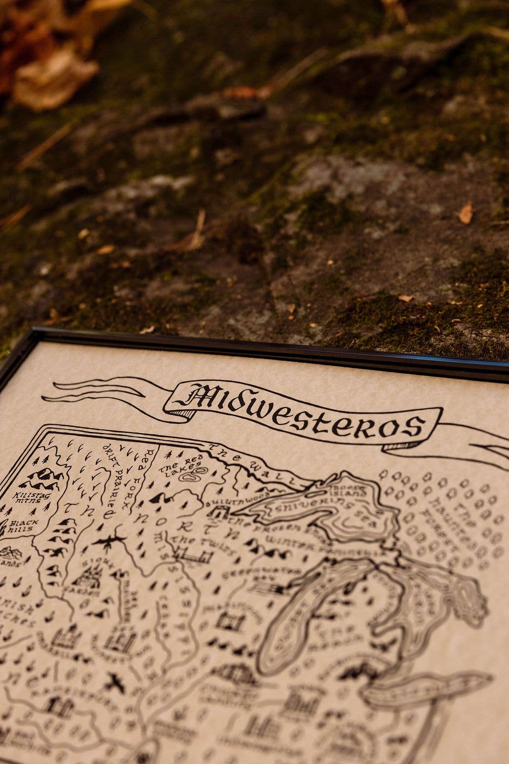 Midwesteros Map Print: 14 x 11