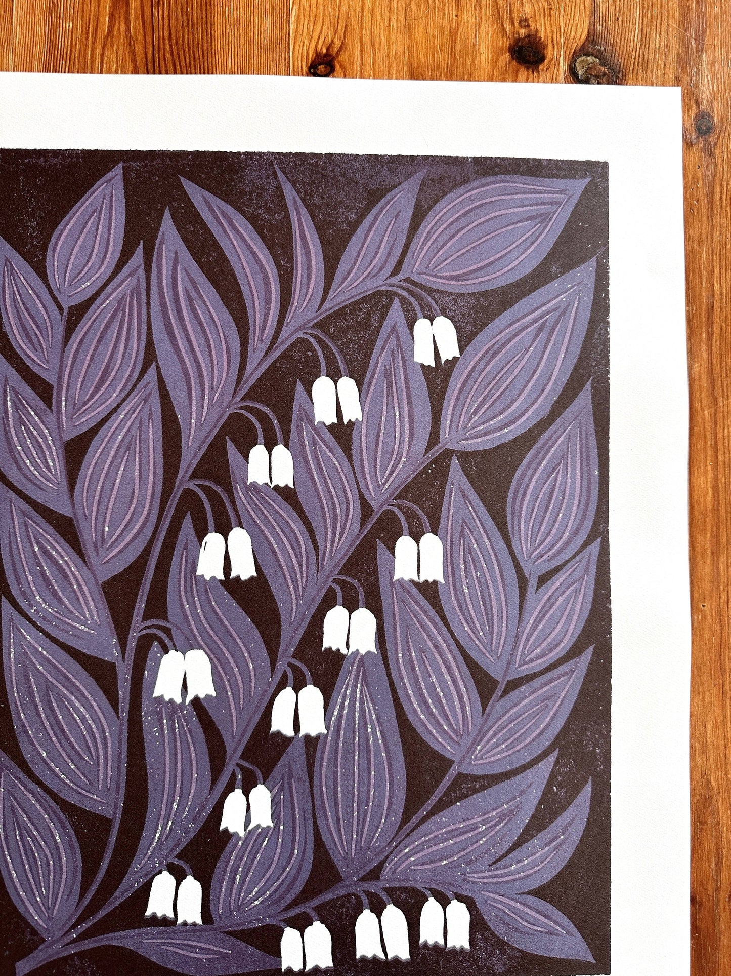 Solomon's Seal Poster - Blue