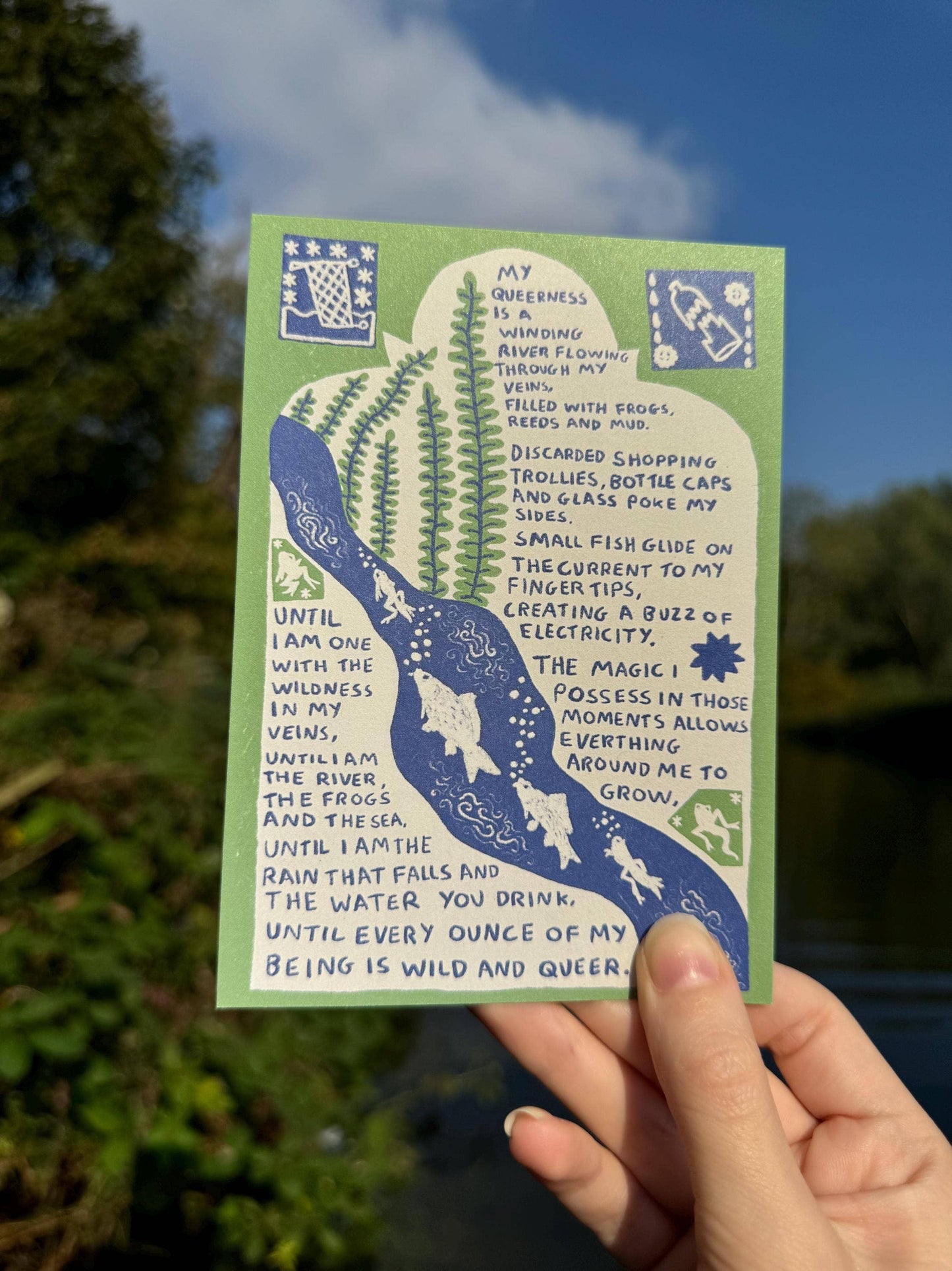 Queer and Wild Mini A6 Prints: Queer history flower