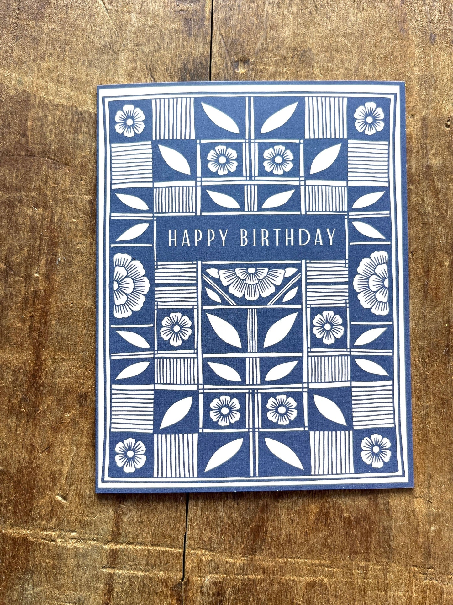 "Happy Birthday," Greeting Card: Single Card