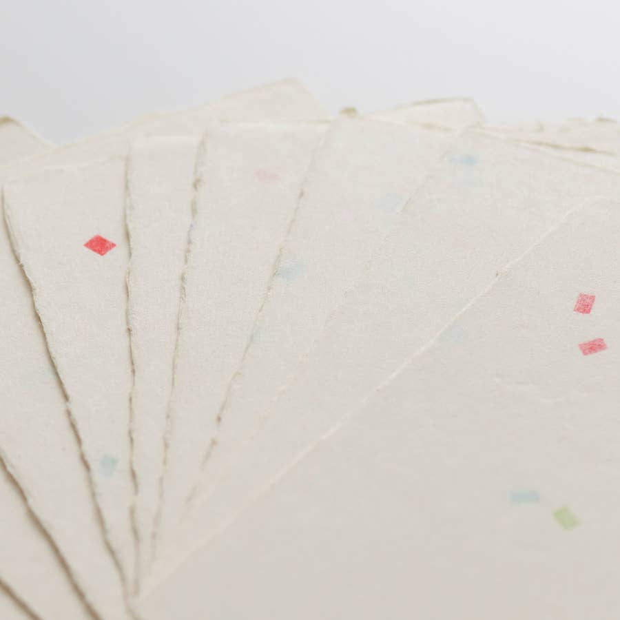 Onion - Awagami Infused Handmade Postcard Set