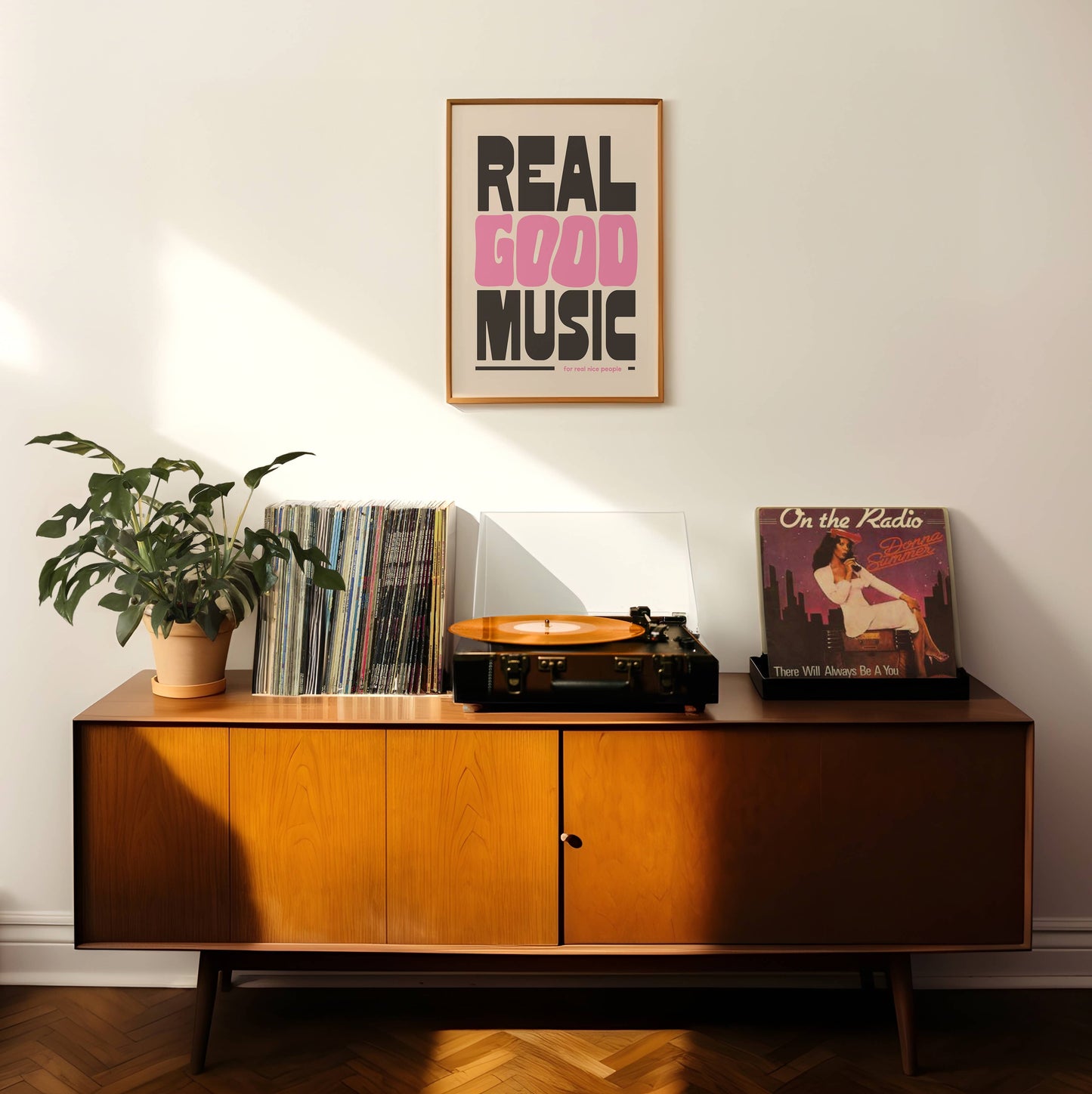 Real Good Music Art Print: Black / 11 x 14