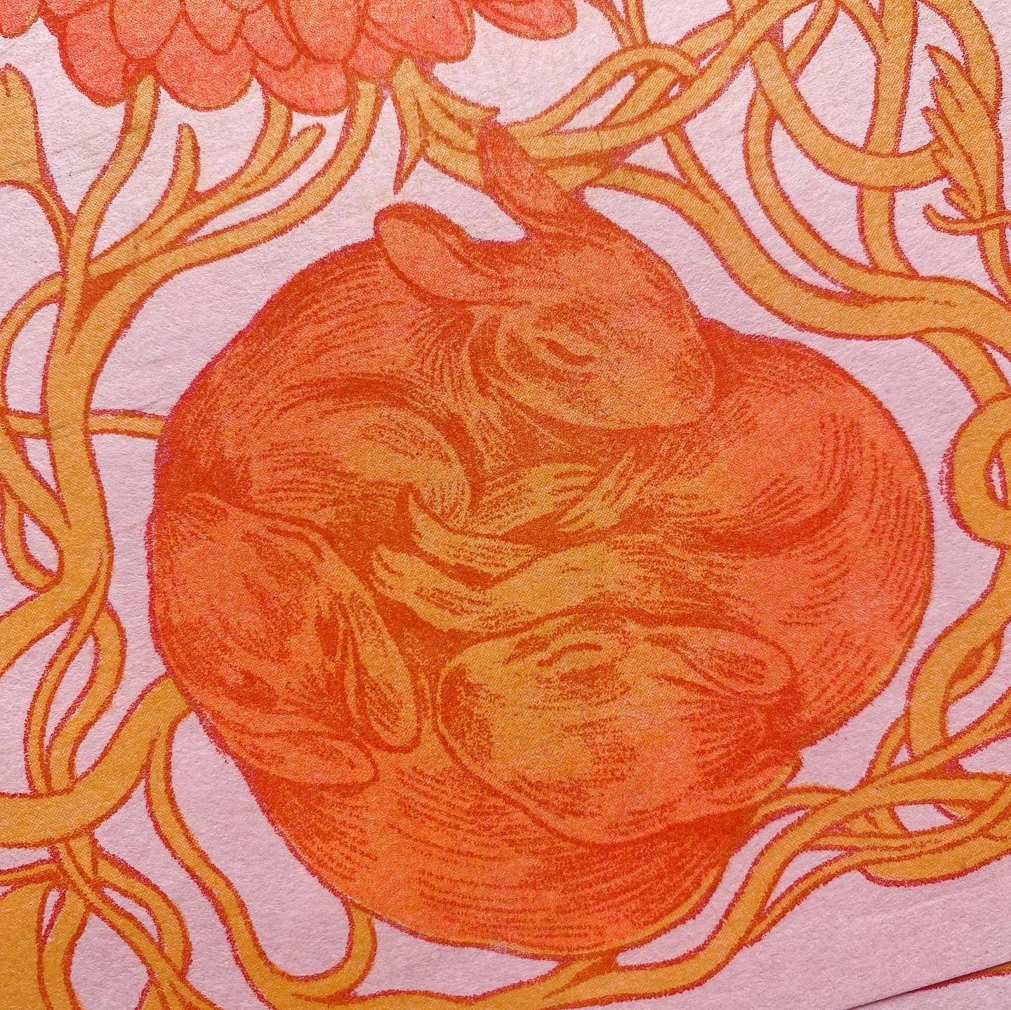 Bunny Dahlia Print: 8.5x11