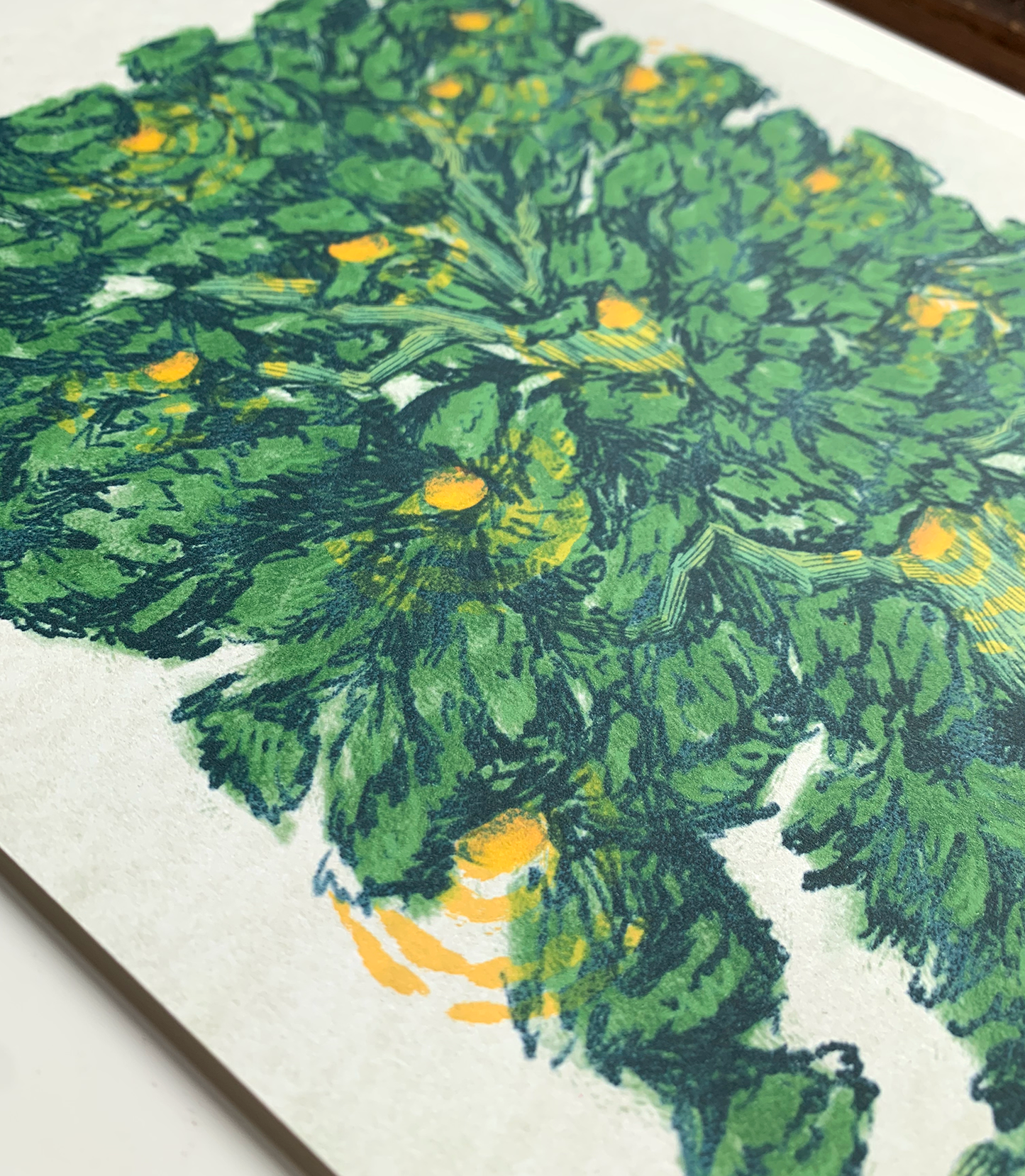 Glowing Fruit Tree Print