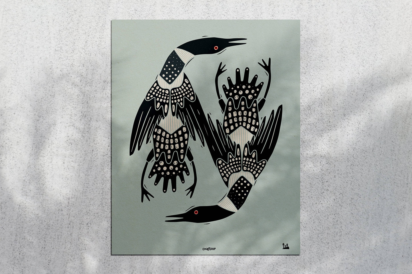 Courtship Print: 9x12