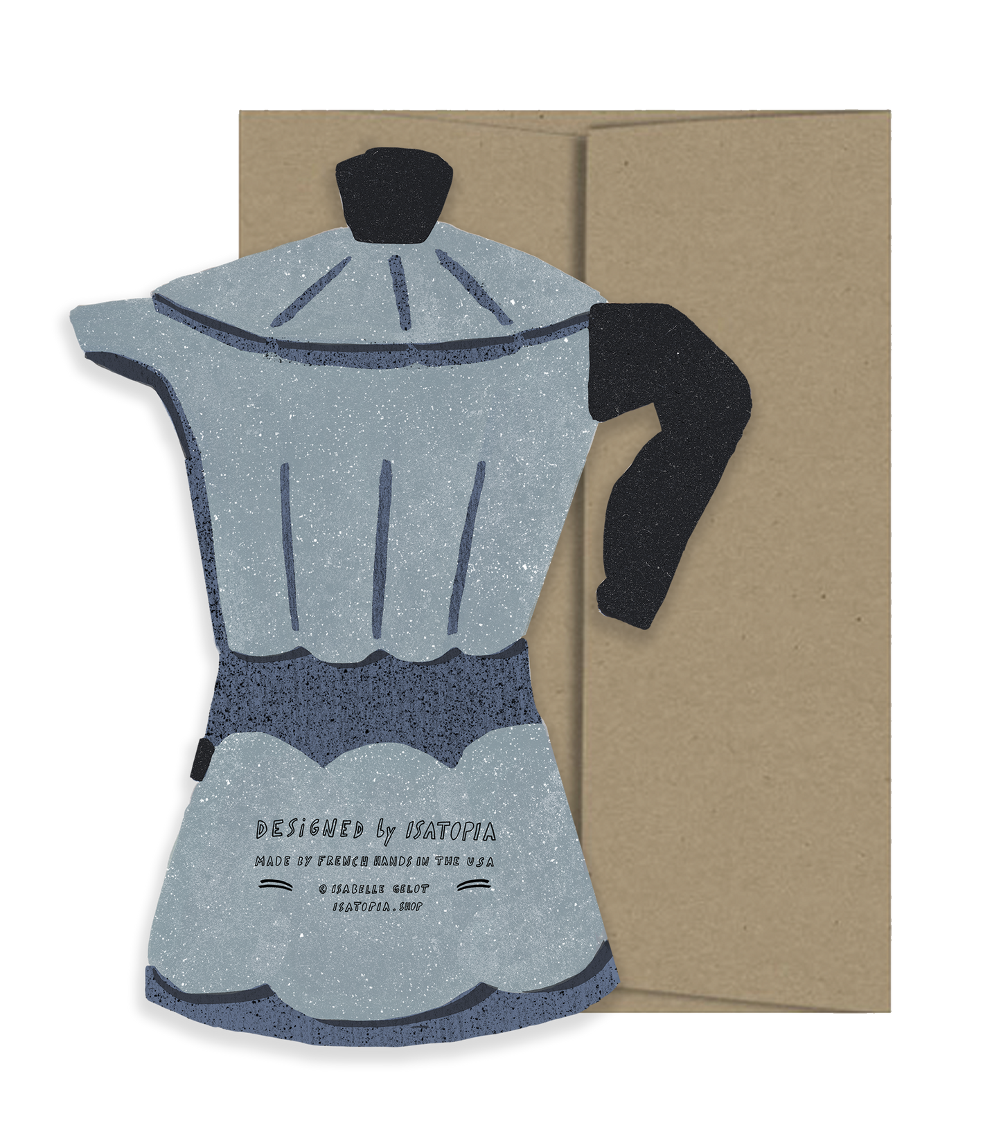 Espresso Die Cut Card - Italian Collection