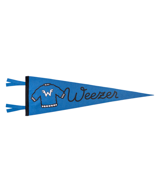 Weezer Sweater Pennant • Weezer x Oxford Pennant