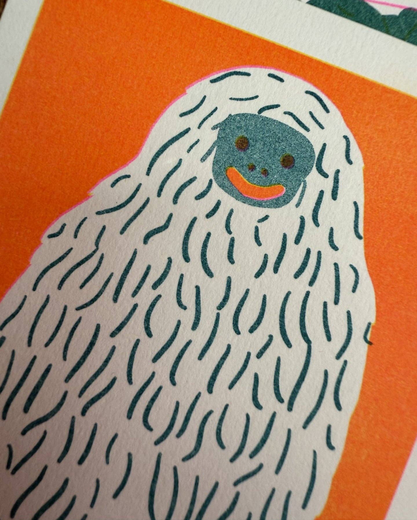 Yeti Postcard