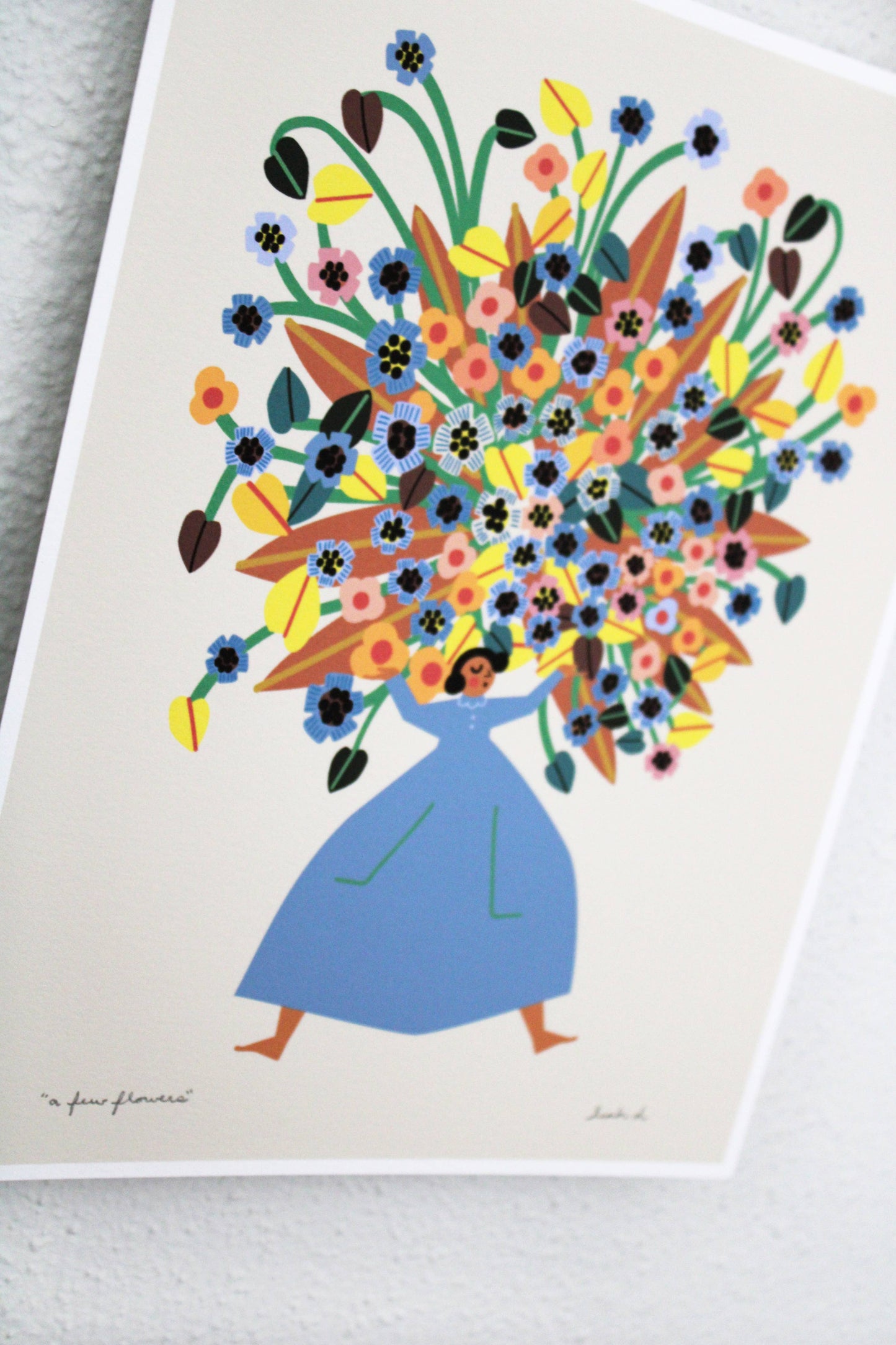 A Few Flowers Art Print: 8 x 10
