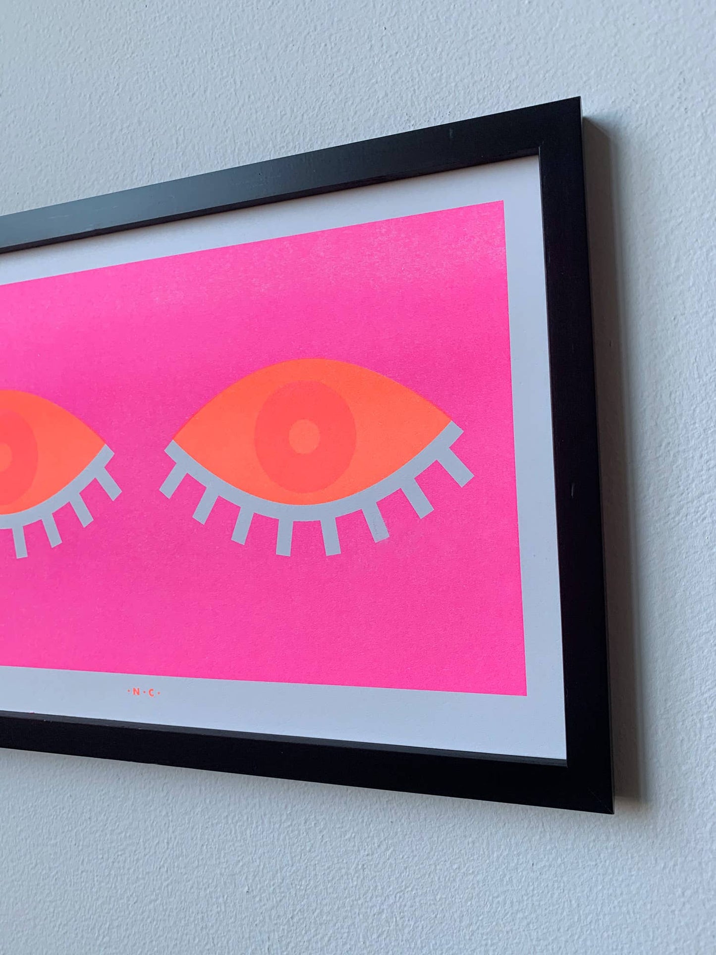 No Sleep Eyes - Art Risograph Print