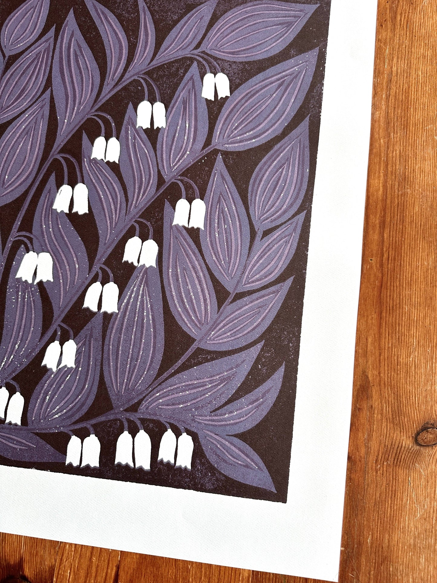 Solomon's Seal Poster - Blue