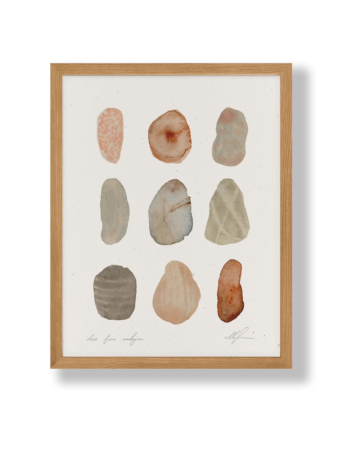 Stones From Michigan: 8.5 x 11
