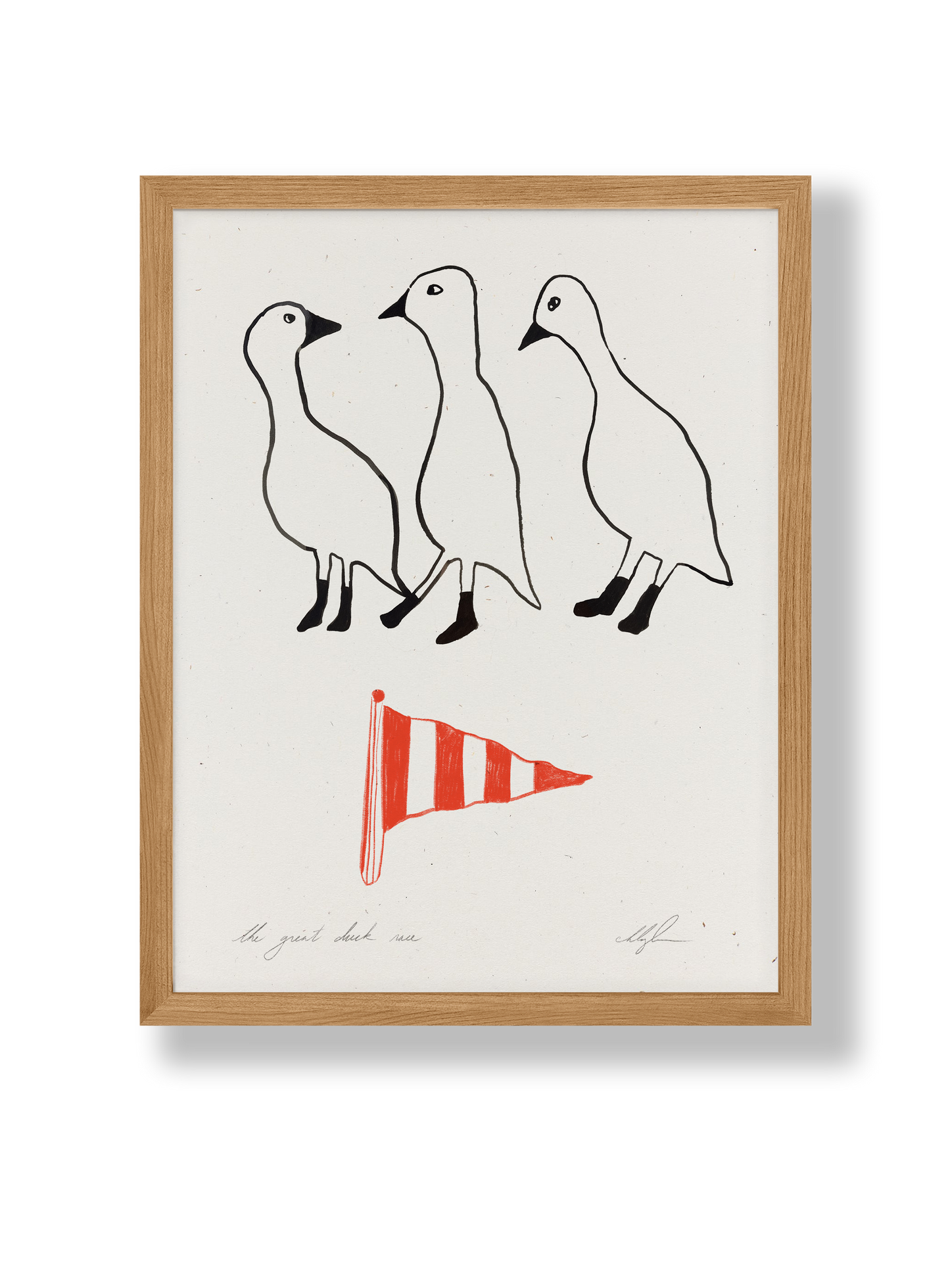 The Great Duck Race: 8.5 x 11