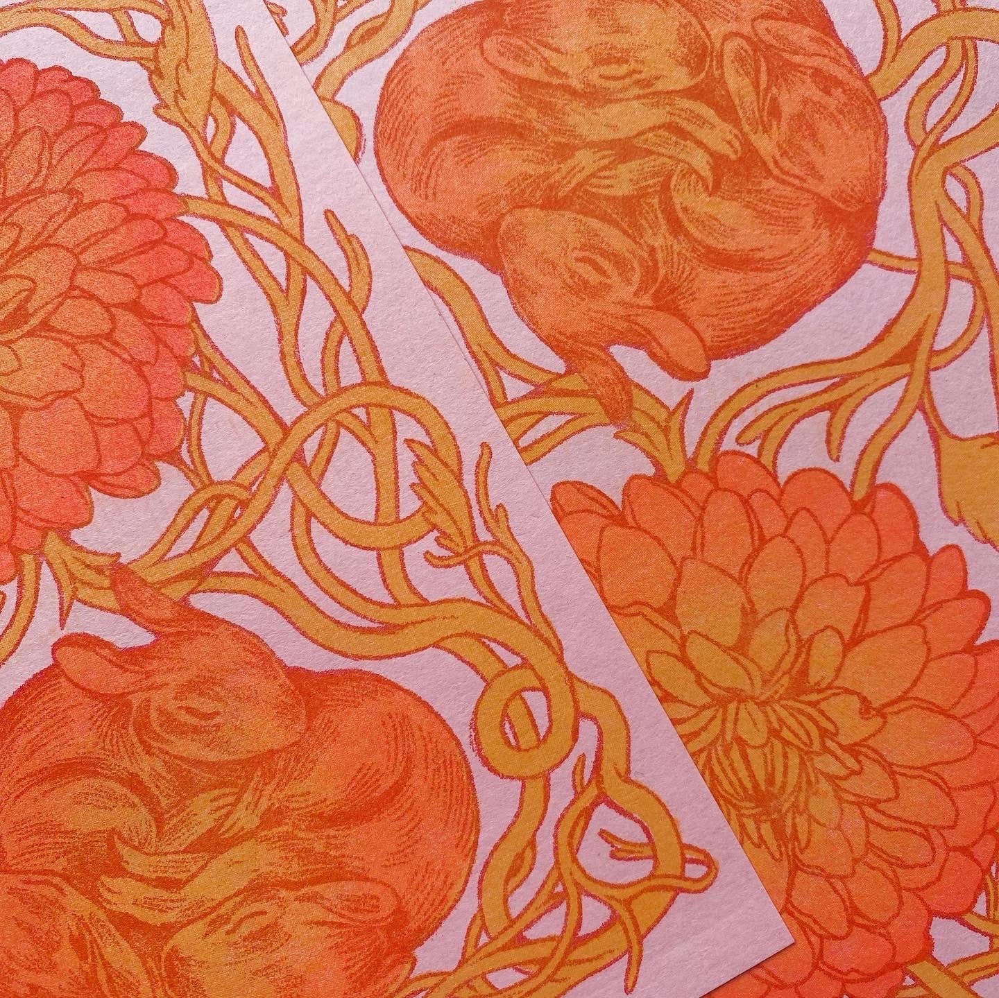 Bunny Dahlia Print: 8.5x11