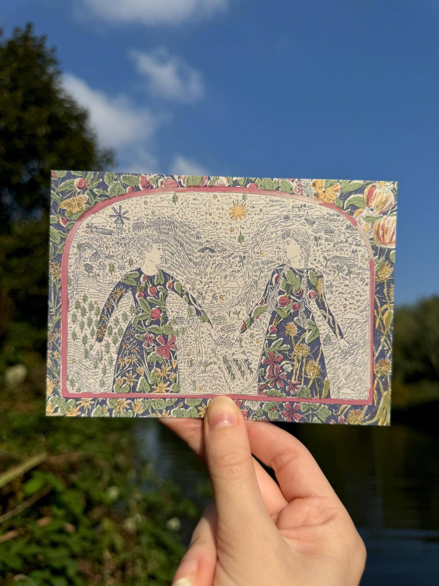 Queer and Wild Mini A6 Prints: Queer history flower