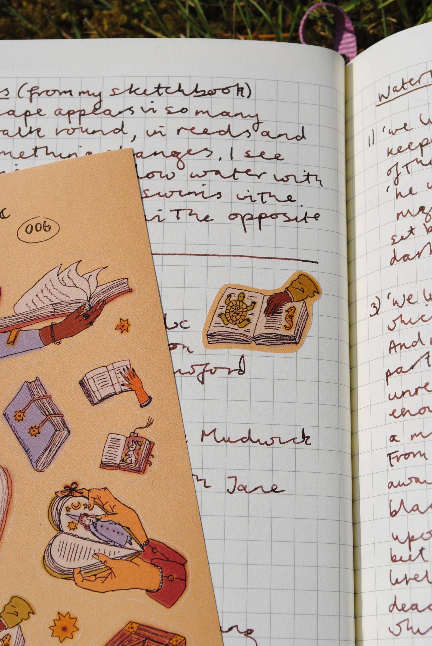 Sticker Sheet "Book Magic" for journals and planners