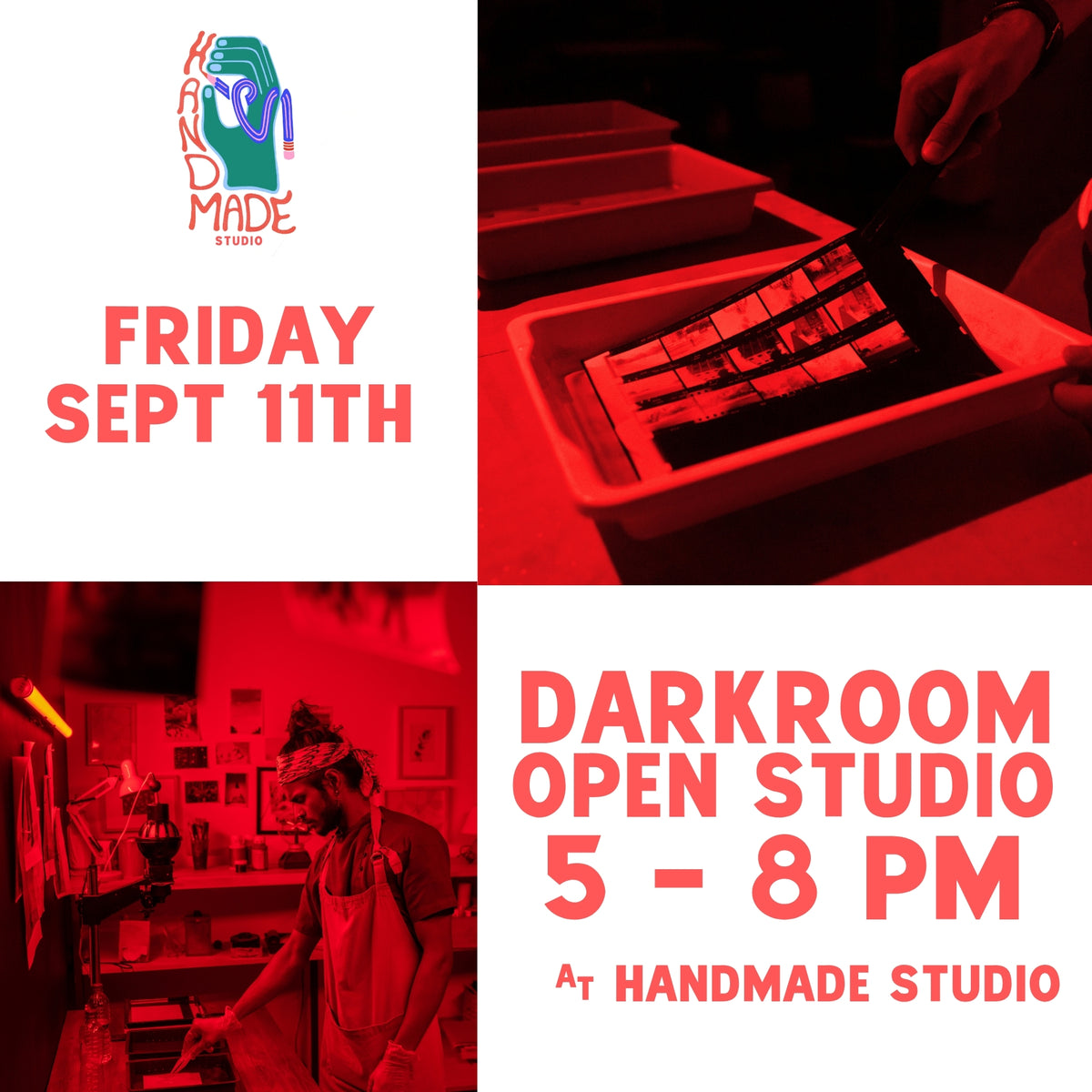 Darkroom Open Studio Sept 11