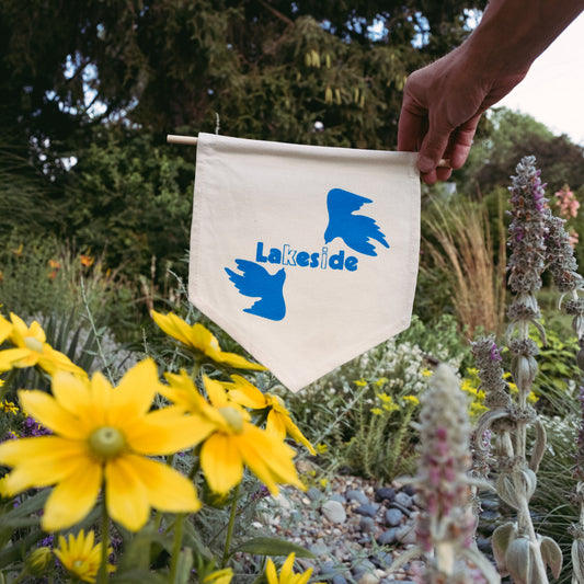 Lakeside Garden Pennant by Handmade Studio