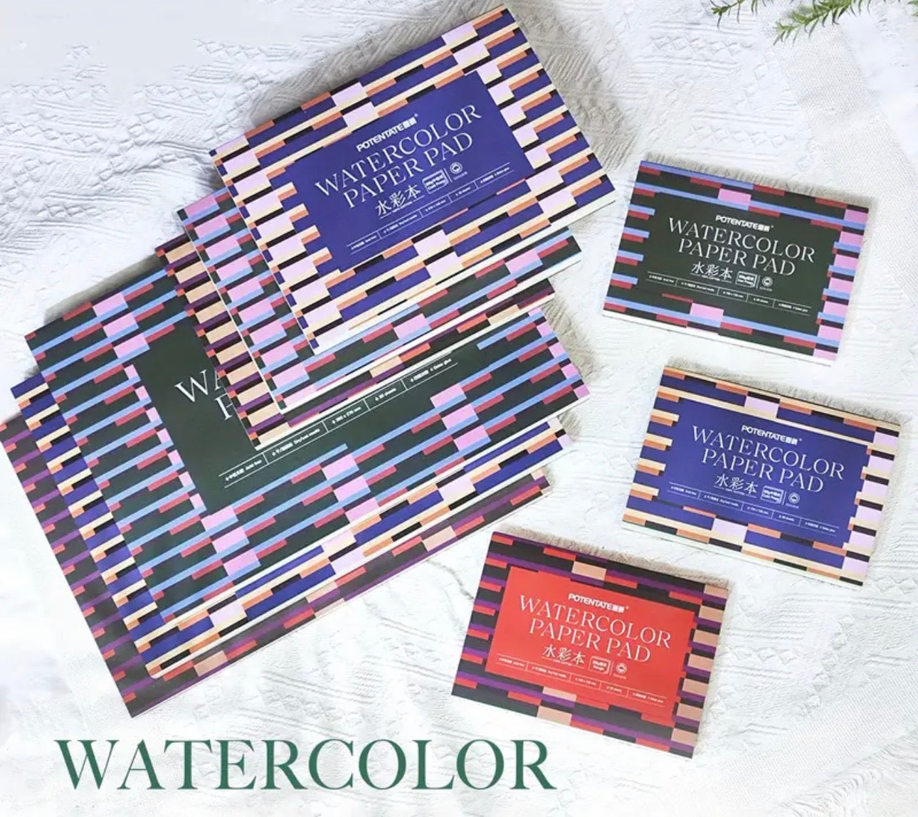 Potenate Watercolor Book - 190 x 135mm