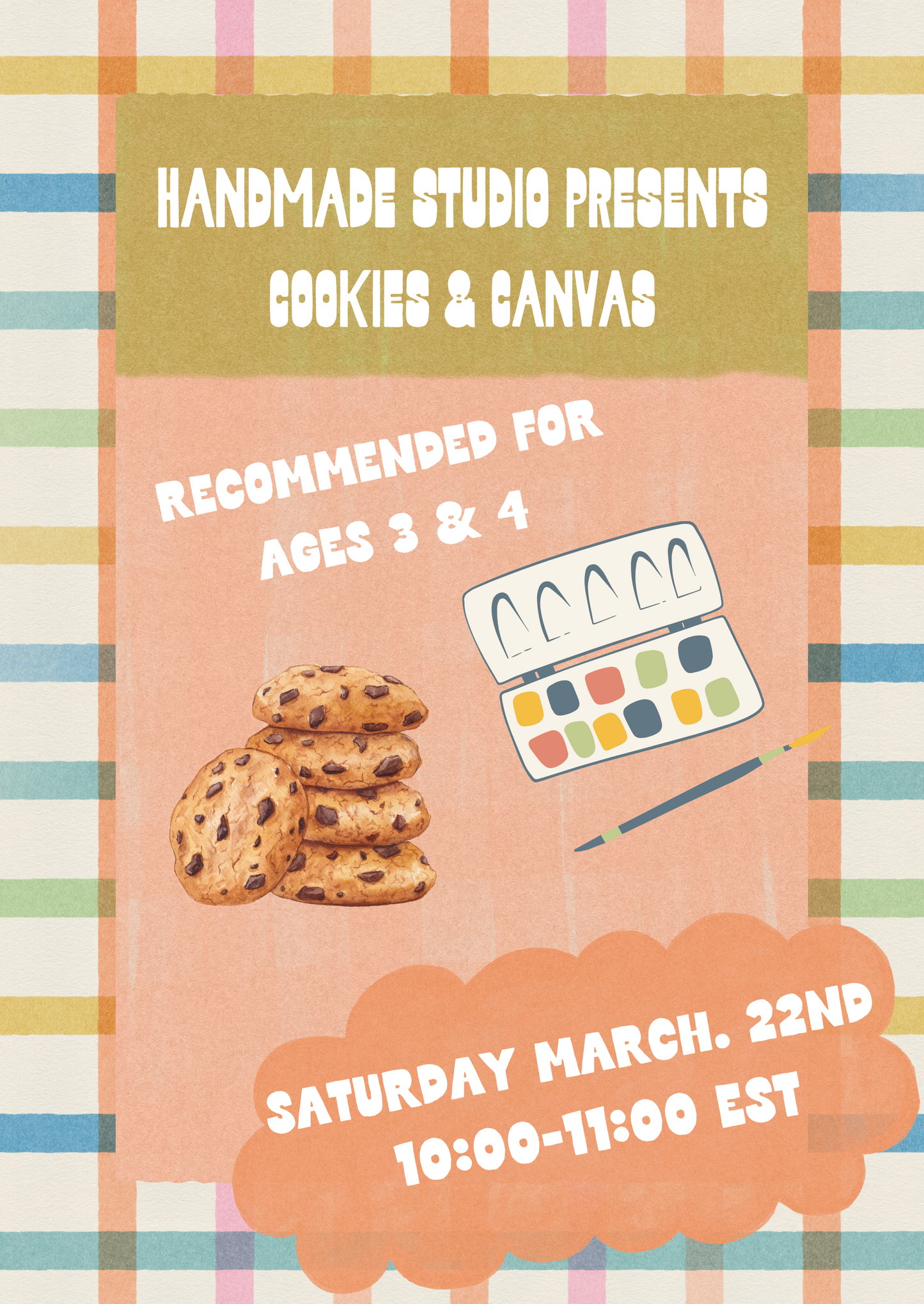 Cookies & Canvas- Color Mixing Fun