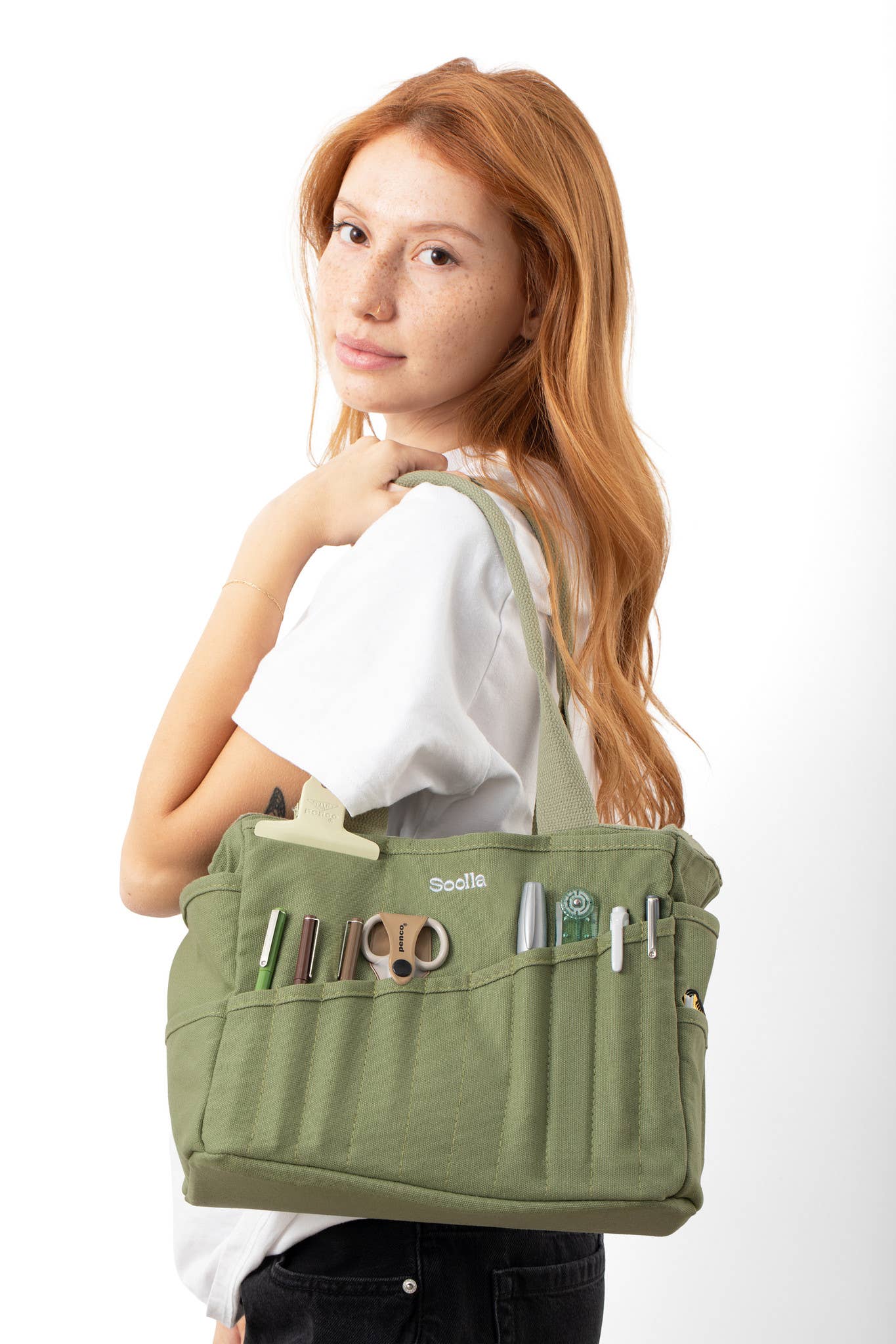 Soolla Studio Bag, Cinnamon, Pottery Tool Bag: Cinnamon