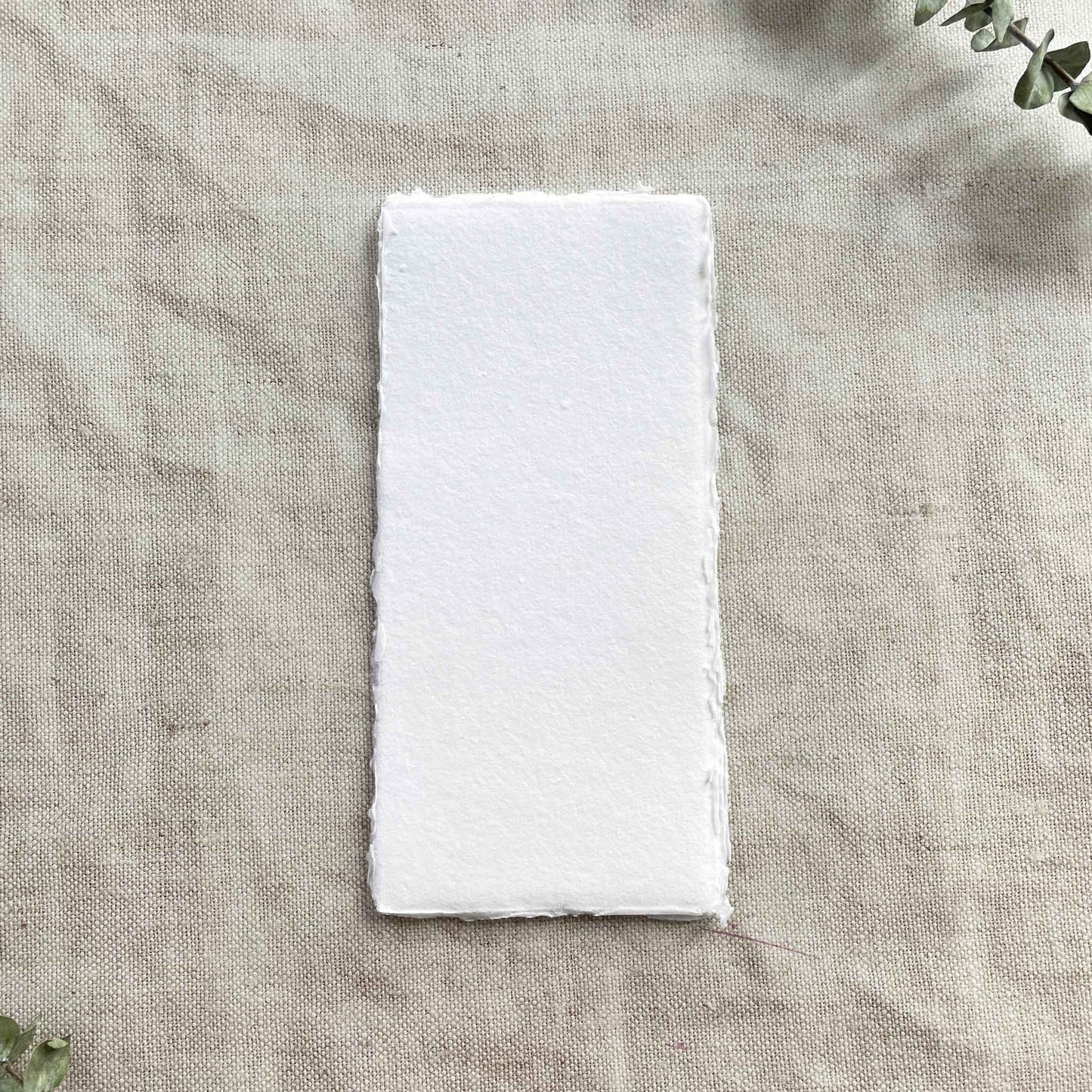 Premium White Handmade Paper | Per Sheet | Recycled Cotton 5"x7"