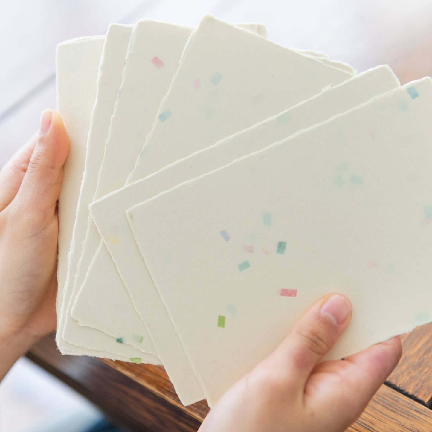 Onion - Awagami Infused Handmade Postcard Set