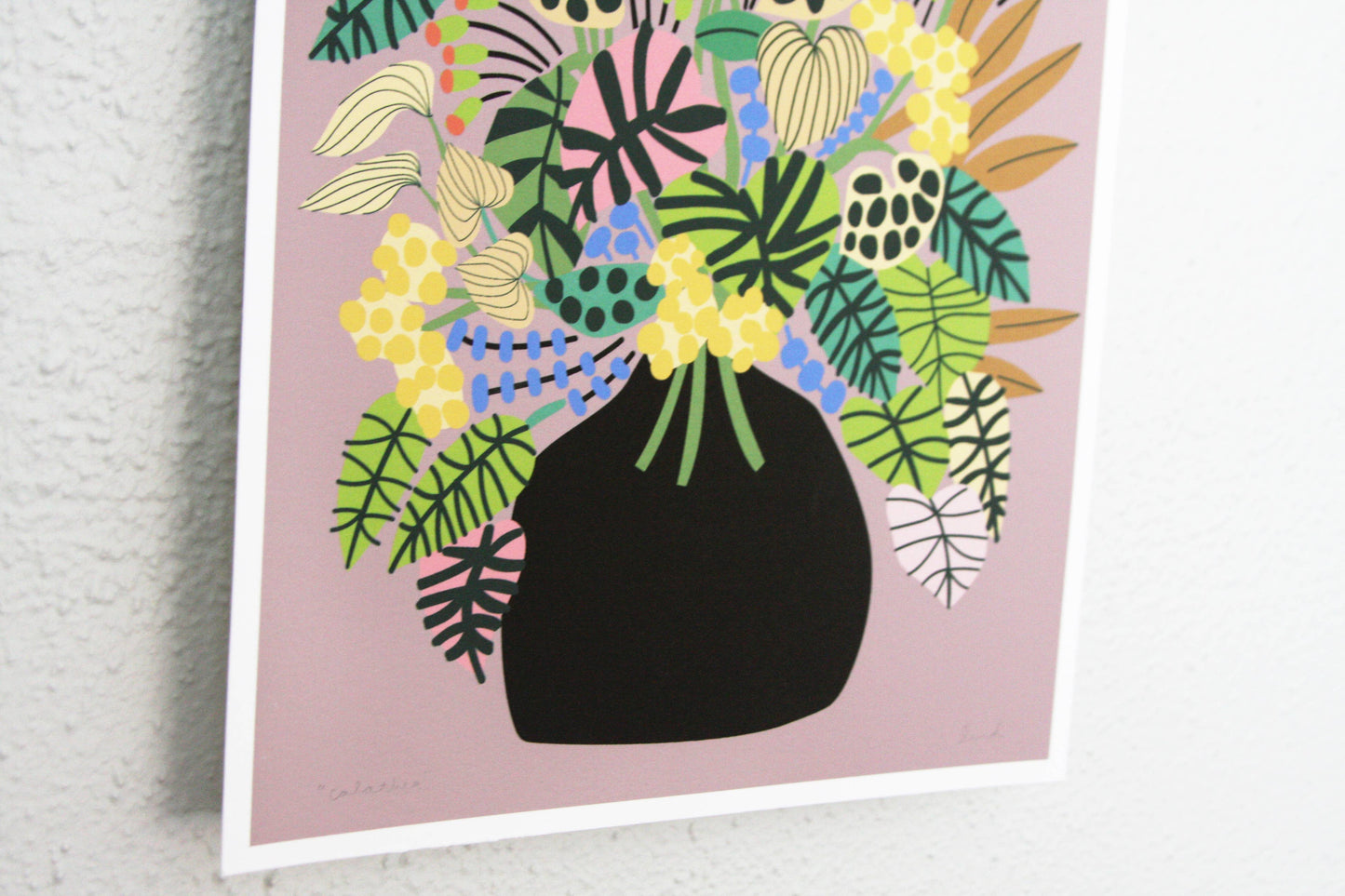 Calathea Print: 8 x 10