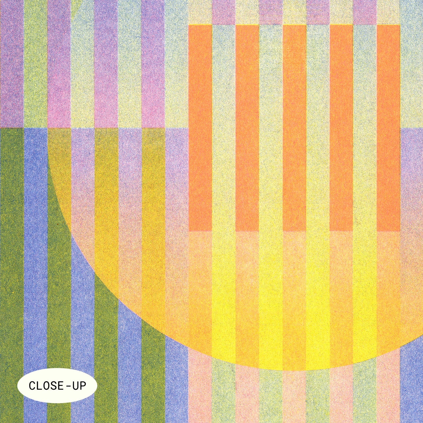 Sun Risograph Print
