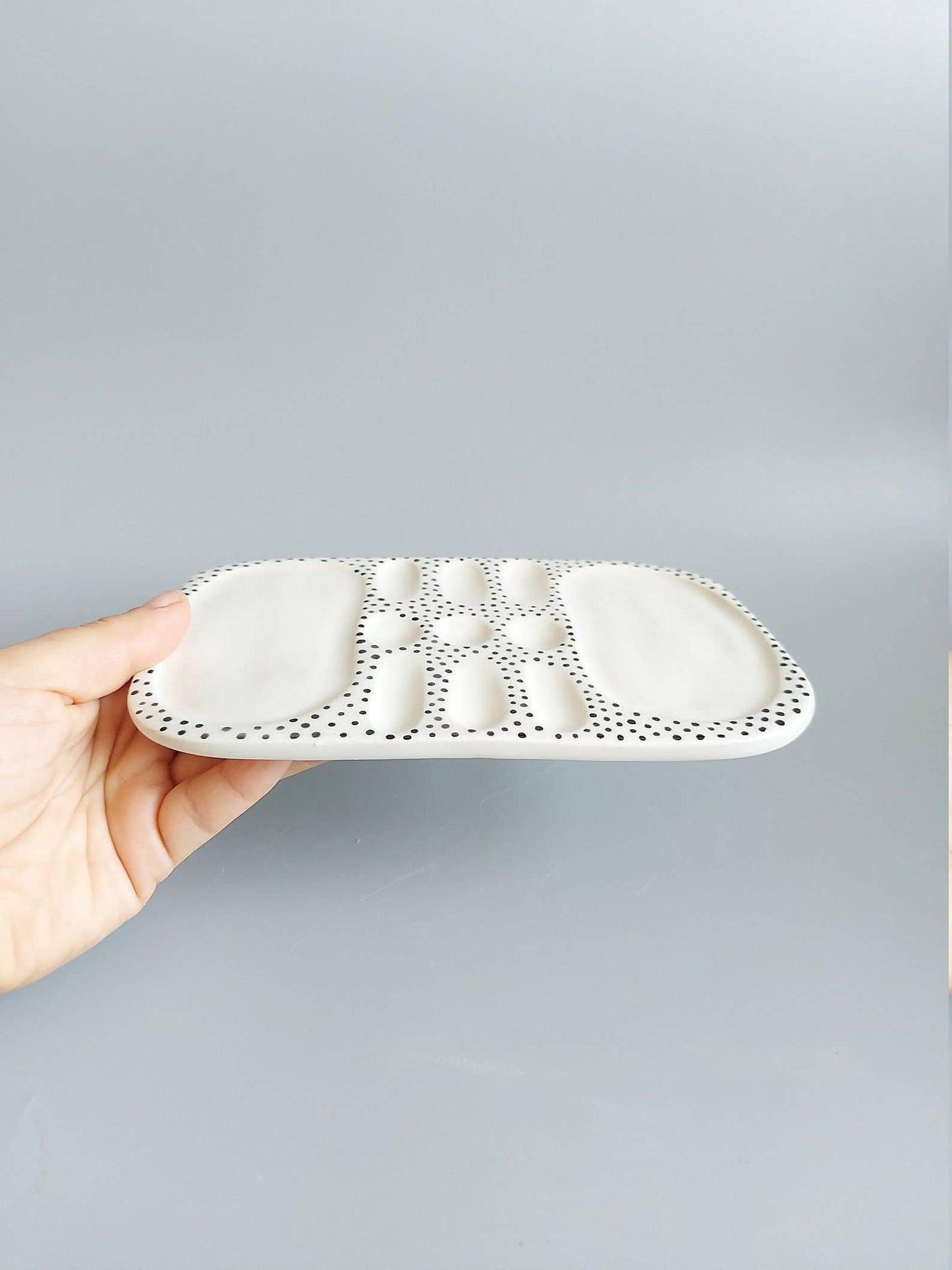 Handmade Ceramic Paint Palette