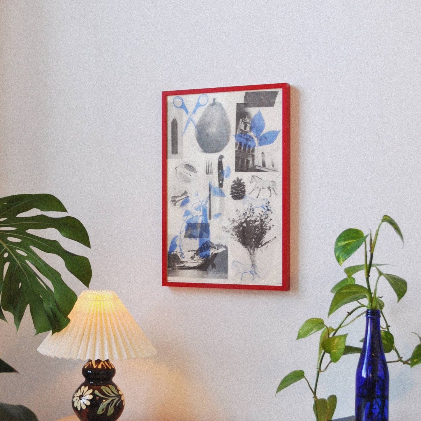 At Home Risograph Print