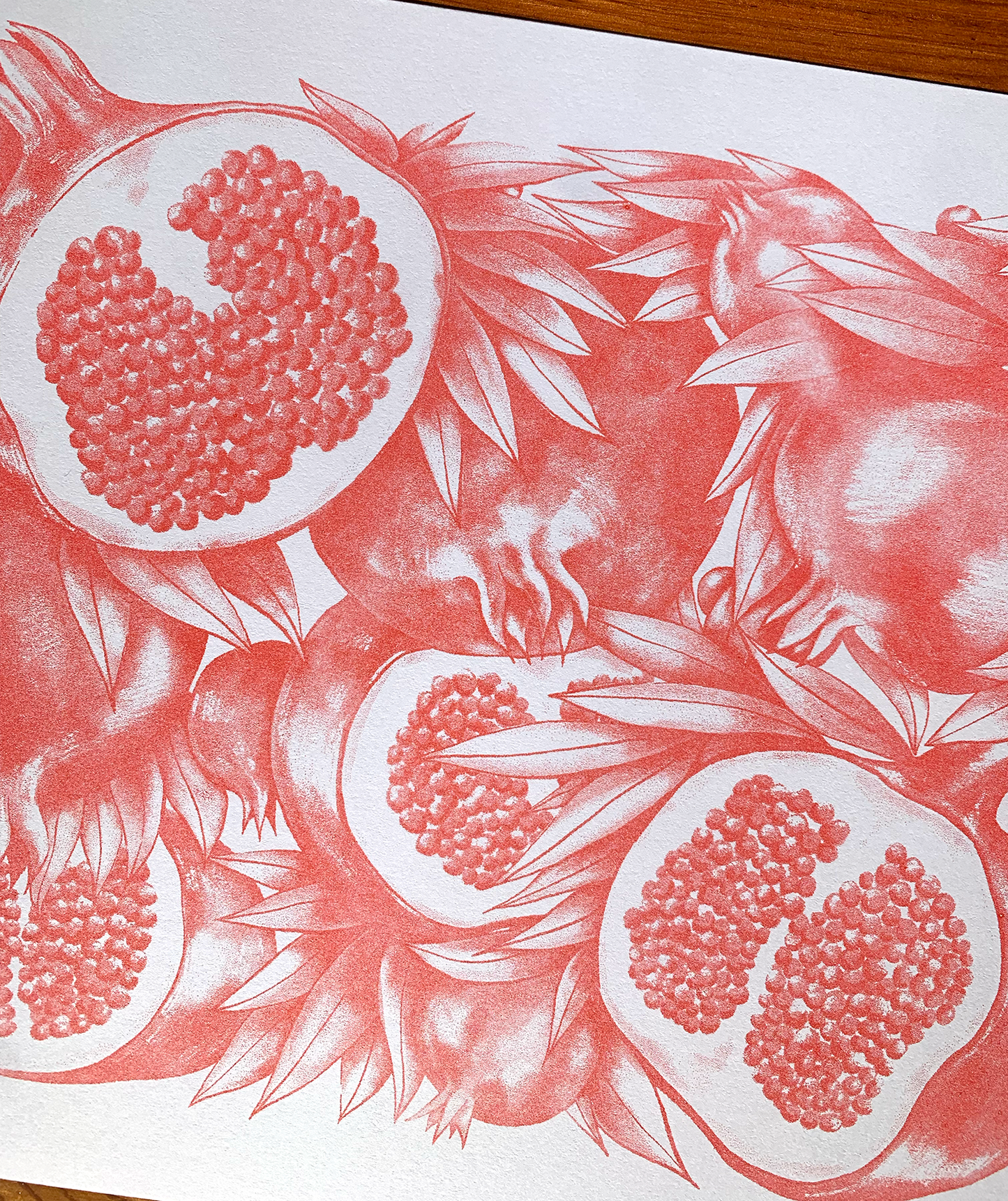 Pomegranate Jumble Print