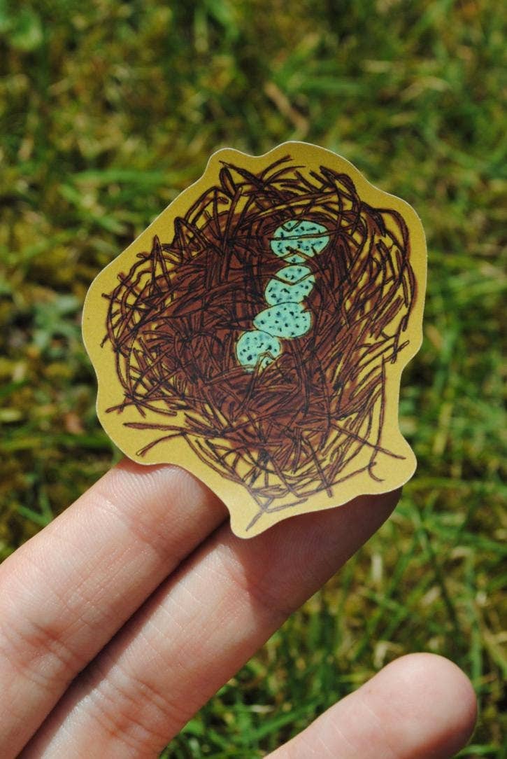 Sticker Sheet "Nests, Webs, Eggs" for journals and planners