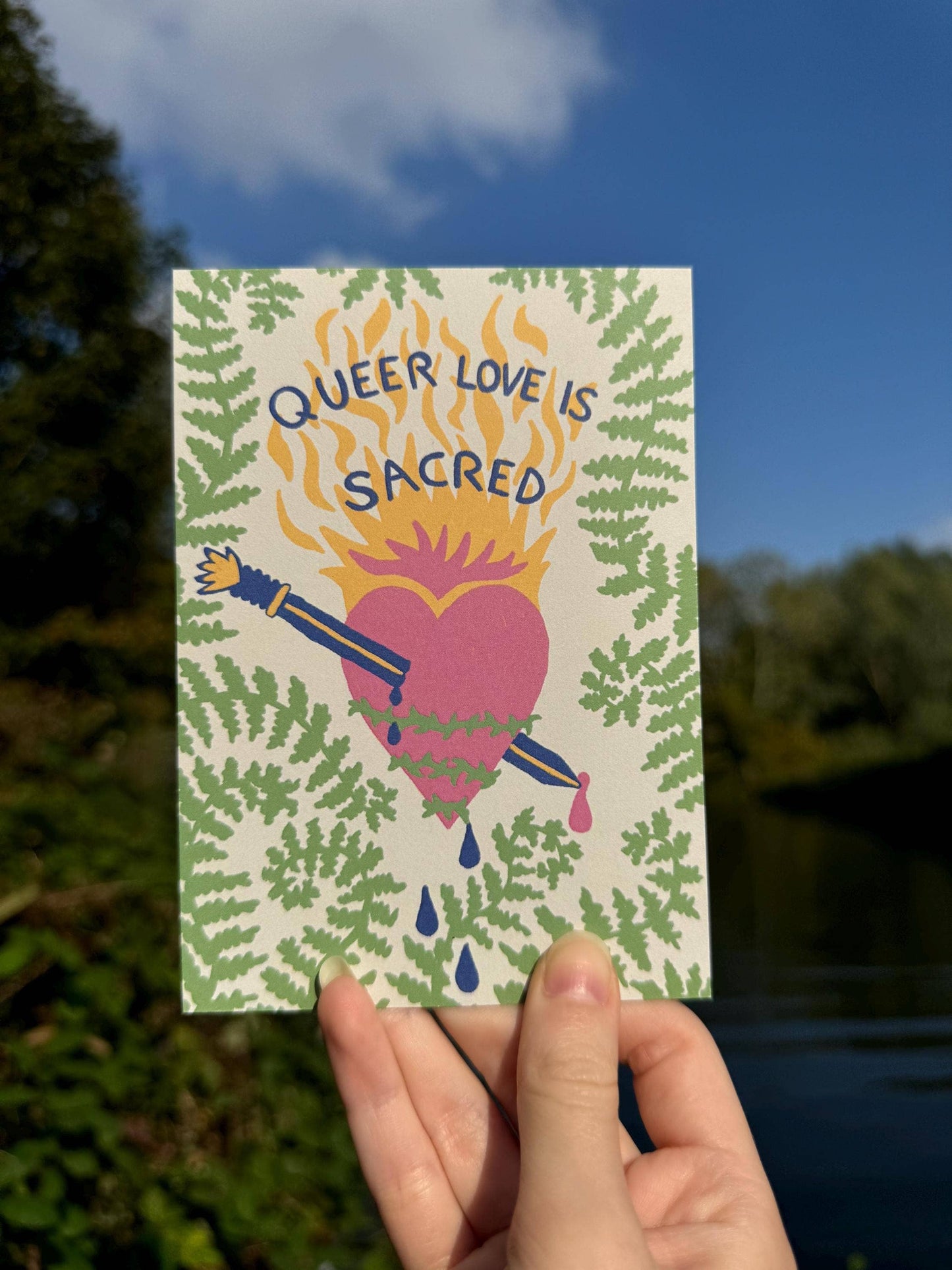 Queer and Wild Mini A6 Prints: Queer history flower