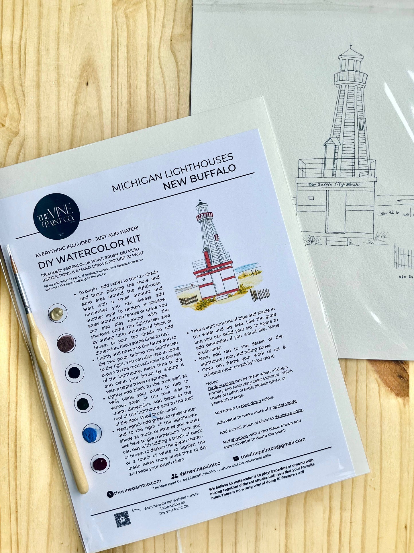 New Buffalo - Michigan Lighthouse DIY Kit