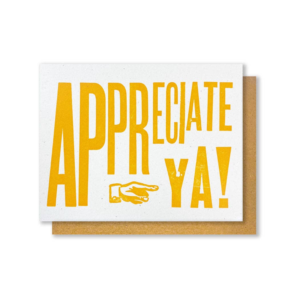 Appreciate Ya! - Greeting Card