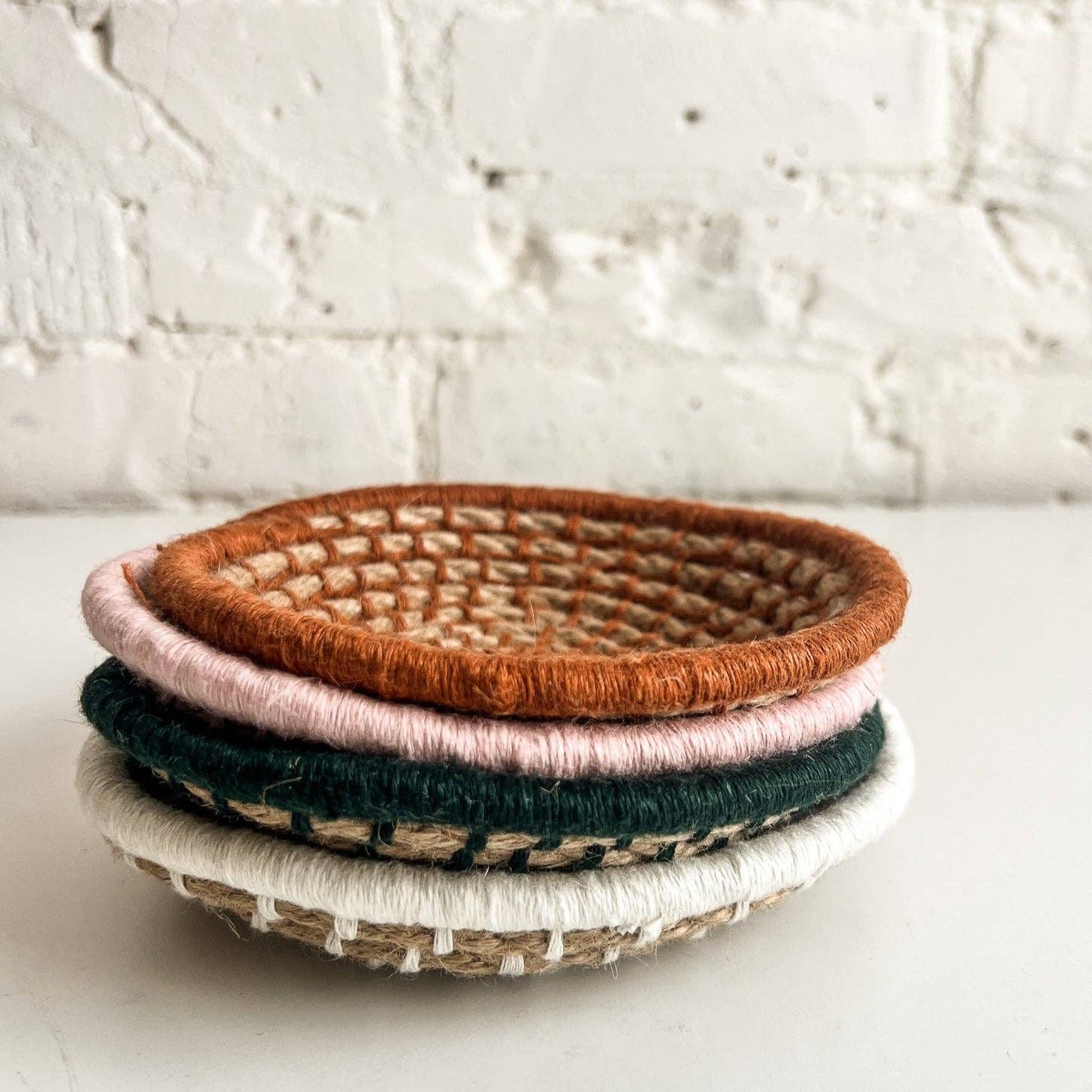 Mini Bowls - Group of 4 Kit: Ivory; Blush; Spruce; Rust