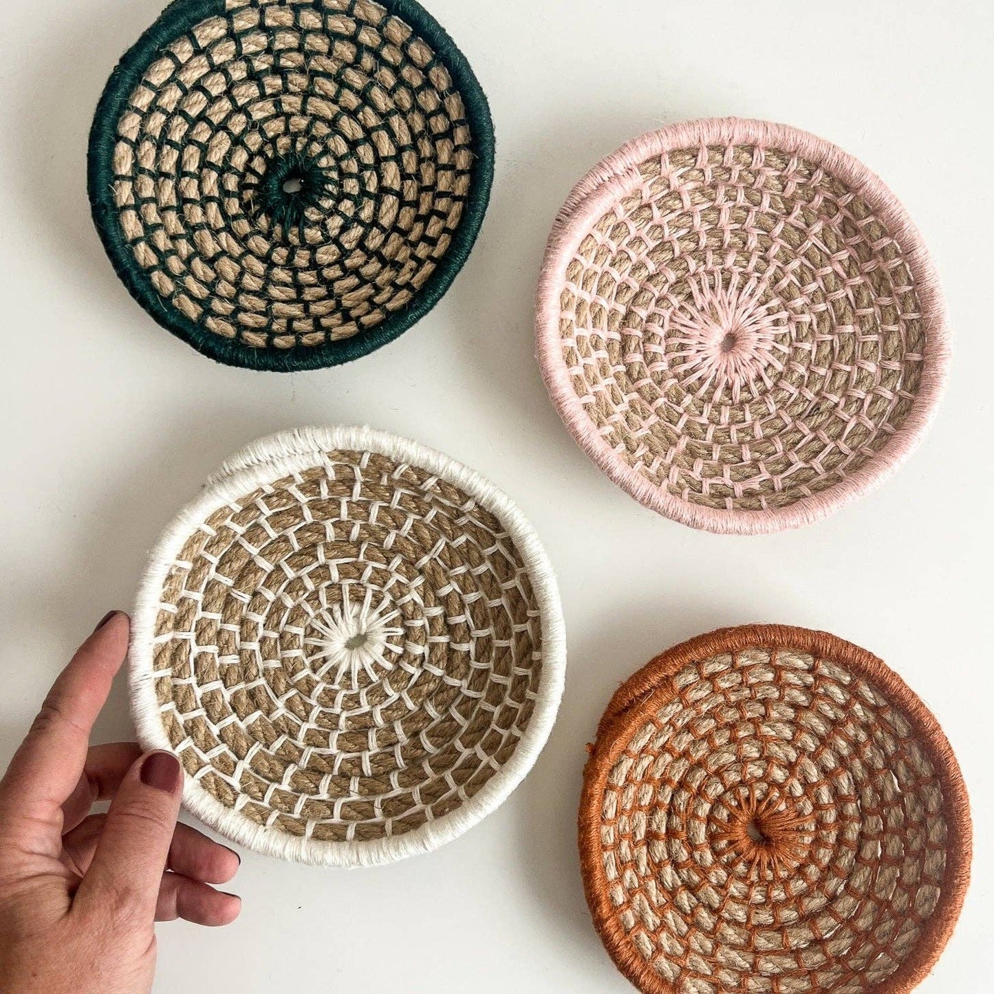 Mini Bowls - Group of 4 Kit: Ivory; Blush; Spruce; Rust